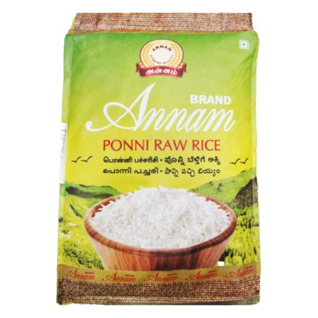 ANNAM PONNI RAW RICE 10KG